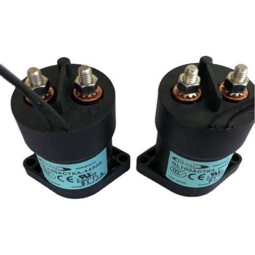 国力新能源高压直流接触器DC800V100A 24V线圈工作 GL100A继电器