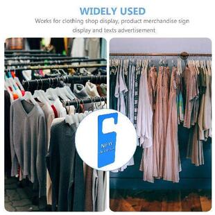 Acrylic Hanging Tags Clear Advertising Cards for Clothing