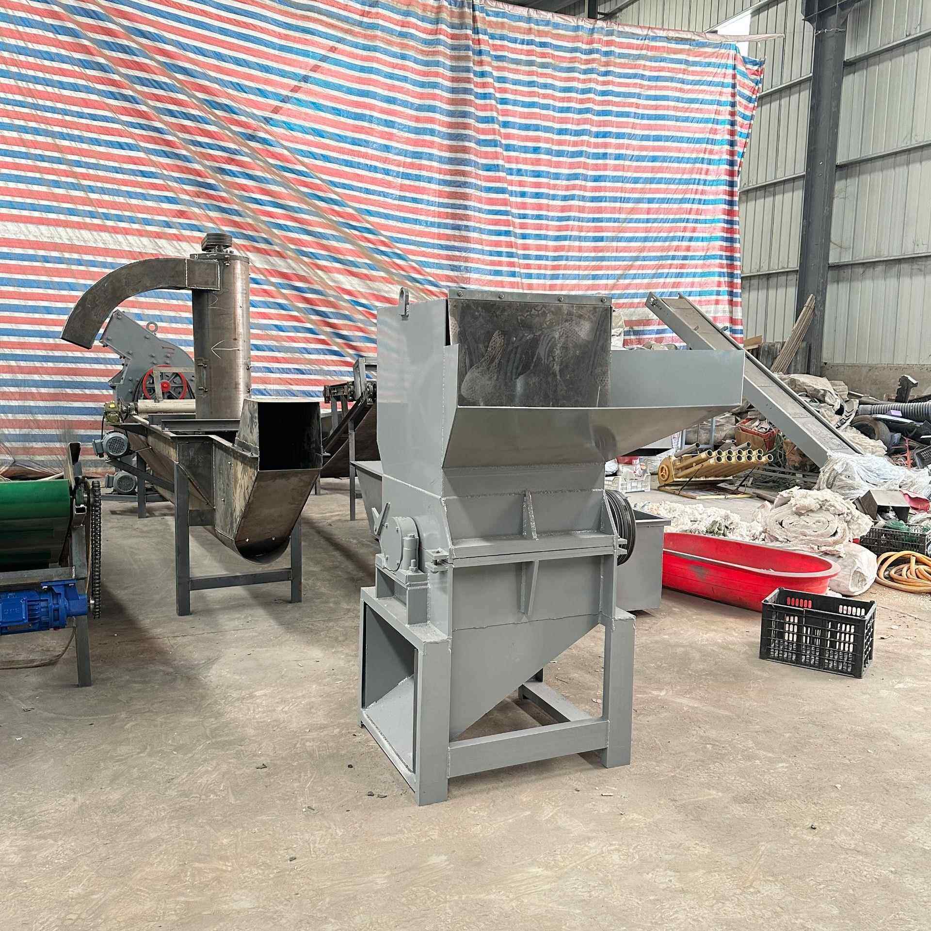 碎胶粉碎机PV框C排水管塑料破碎机橡胶管粉S机无品牌/AB板破碎机