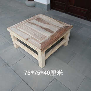 7厘米 全香樟木单人禅凳榫卯结构禅堂用品打坐凳方形凳立柱7