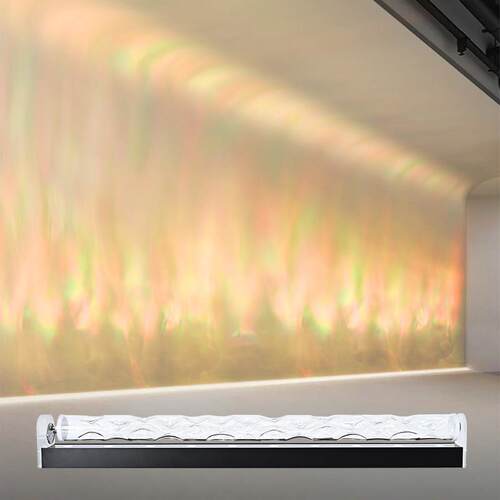 3D动态水纹灯led水波纹洗墙灯投影床头酒吧饭厅背景墙装饰气氛灯