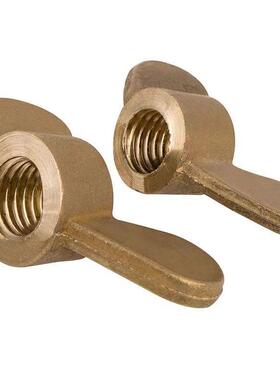 G62.铜16蝶形螺母M4~M1黄材质蝴蝶浇铸手SFL拧铜蝶形B螺帽高精度