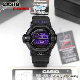 casio卡西欧g-shockgw-9200bpj-1jfriseman限定紫飞人结束