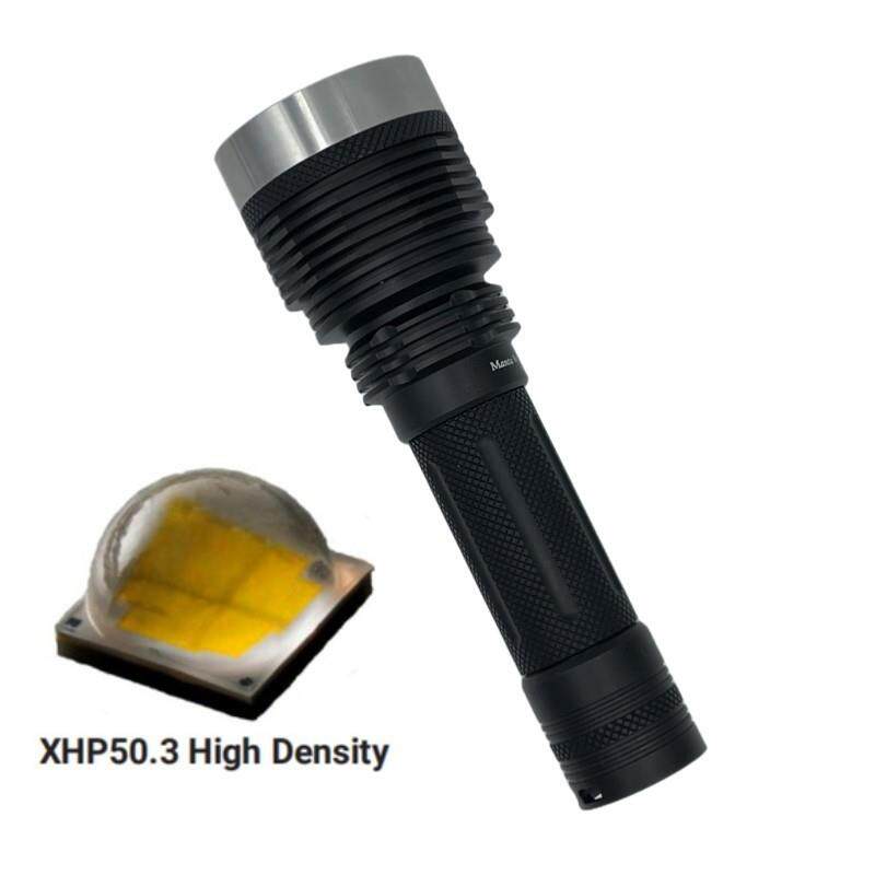 21700充电电池大功率强光24W户外大光斑手电筒CREE XHP50.3白光灯