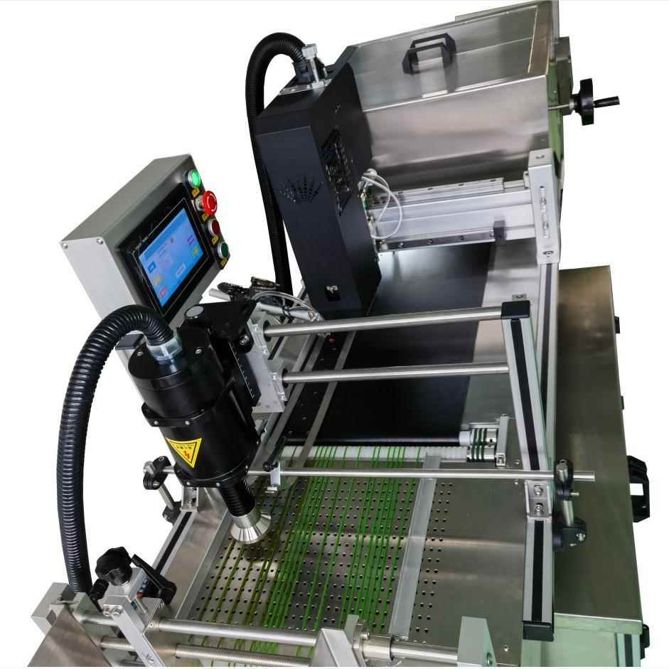 挡板式页U分V统SFE喷印检测除系剔单向打印半自动喷码机打标机