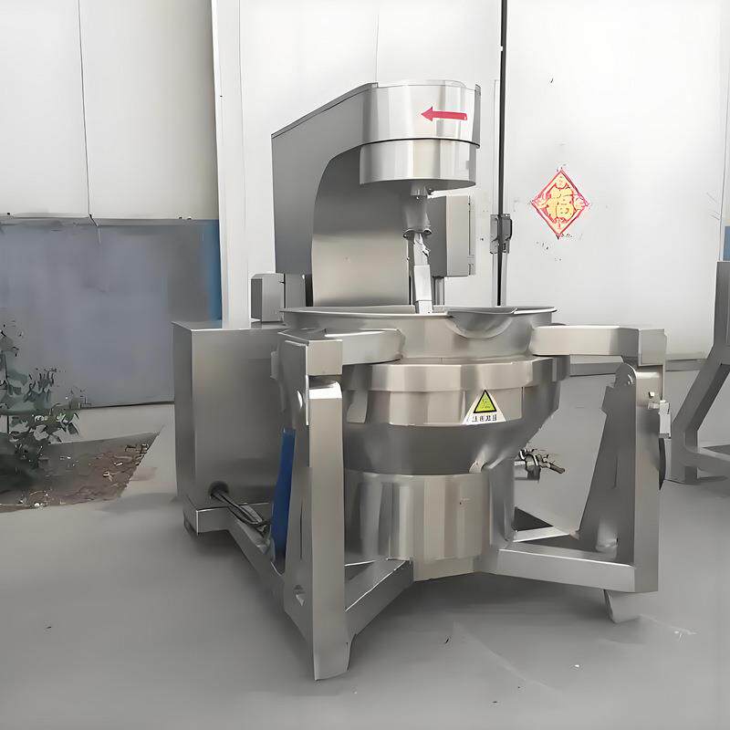 琥珀核桃仁加工设备连续式莲蓉行星炒锅油茶面搅拌炒锅全自动