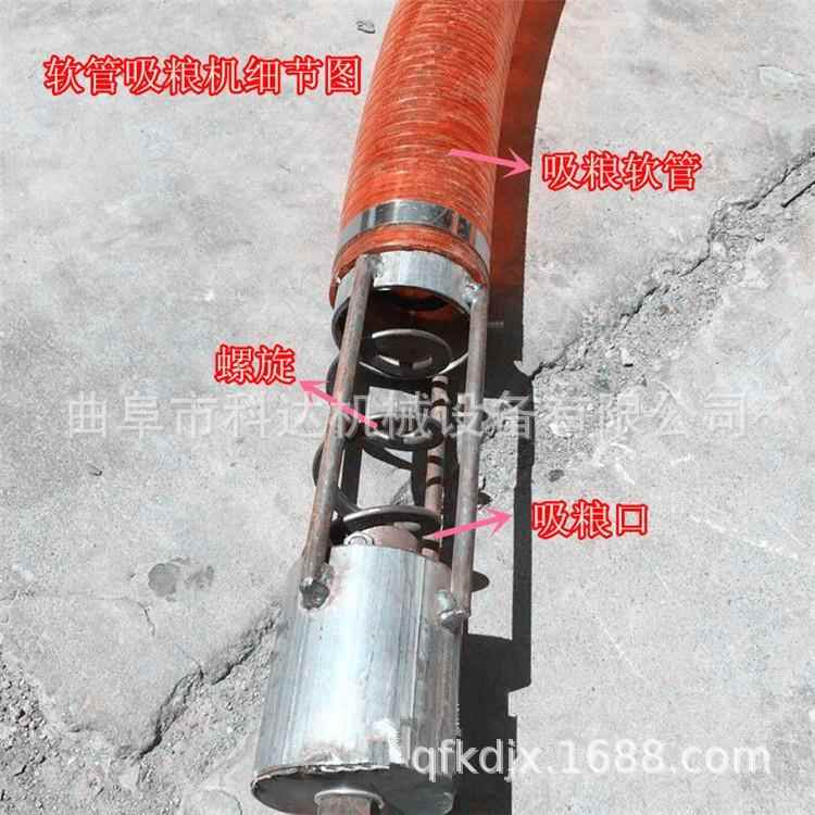 操作简单好用车载式软管吸粮机抽粮机电动上料机提升机输送机
