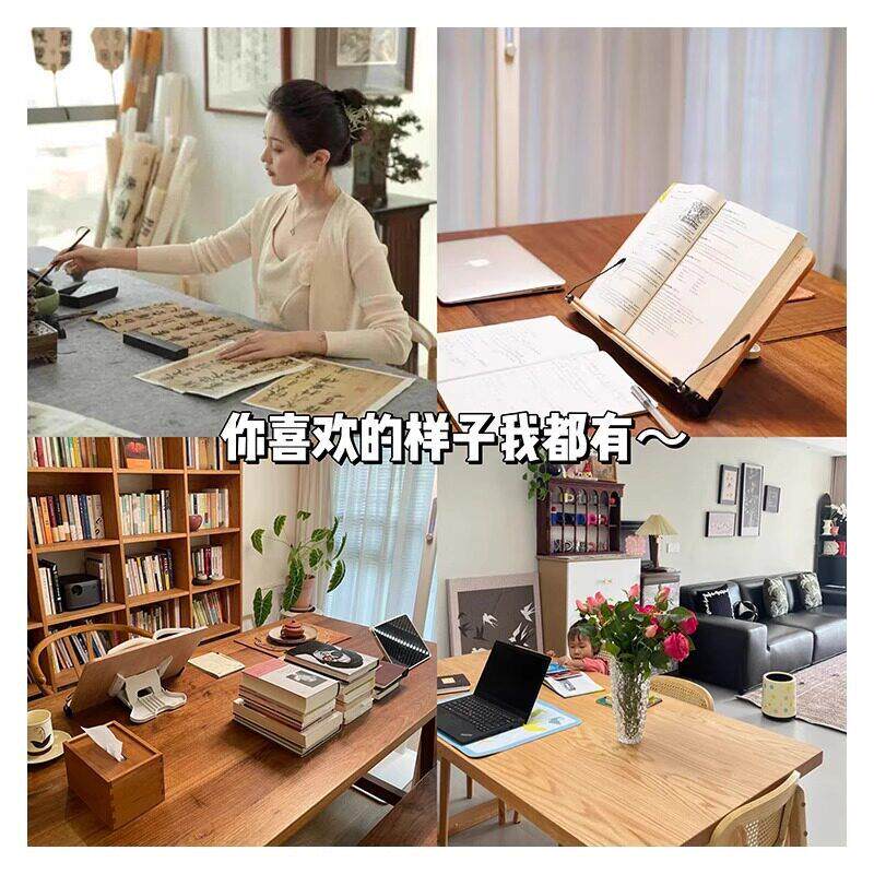 实木电脑桌大板桌双人桌子家用卧室长方形公桌书法桌茶桌学习桌