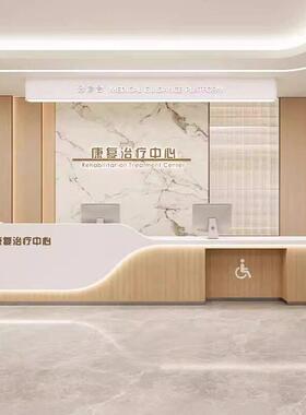 医院导医台护士站导诊台工作咨询烤漆吧台桌收银柜台前台接待台定