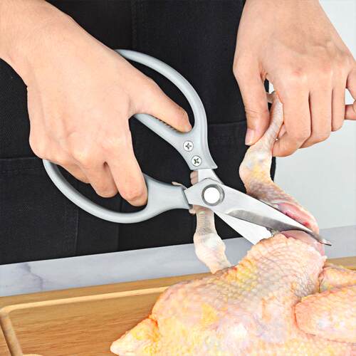 多功能厨房剪刀 不锈钢日式强力鸡骨剪家用剪肉杀鱼大力食物剪子