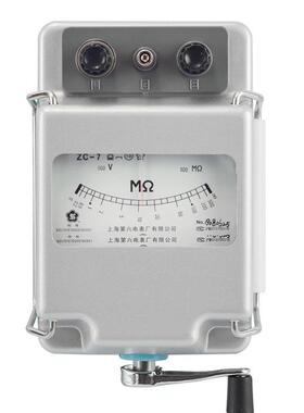 上海六表厂ZC-7兆欧表1000V 2500V 5000V 10000V绝缘电阻表 摇表
