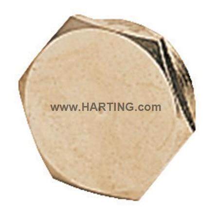 HARTING哈丁 09000005074 金属堵头螺母闷盖PG29