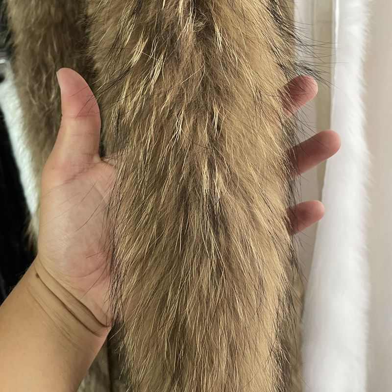 精品狐狸毛毛条帽条毛毛边真毛冬季羽绒服帽子斗篷汉服披肩皮草辅