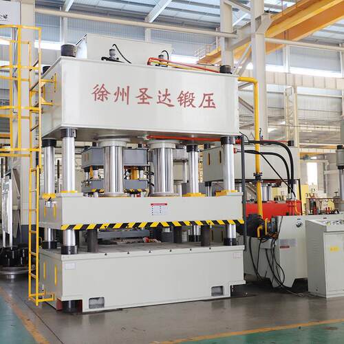 徐州圣达锻压500T吨钣金压型四柱液压机现货钢板整形油压压力机