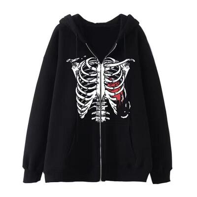 Skeleton skeleton sportswear men's and women's hoodies