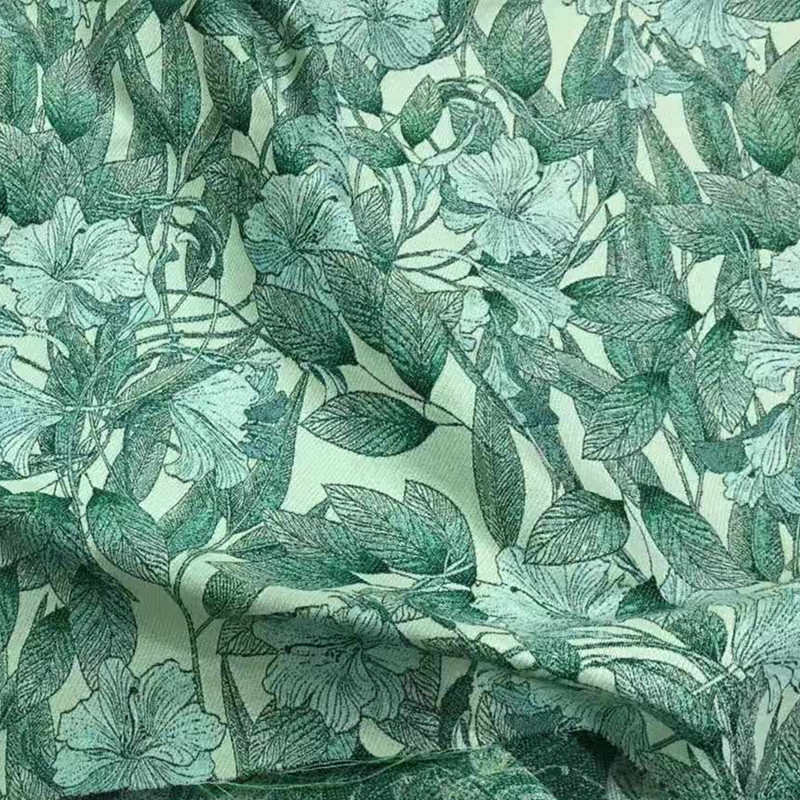 复古加厚油画提花布料 春秋挺括箱包布料蓬蓬裙抱枕色织提花面料
