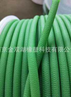 绿色粗面带Φ2/3/4/5/6/8/10/12/15传动带TPU圆带圆条聚氨酯圆带