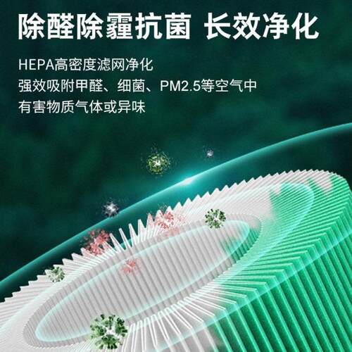 TP09-3in1循环除尘异味家用冷暖两用安哲罗无叶风扇空气净化器