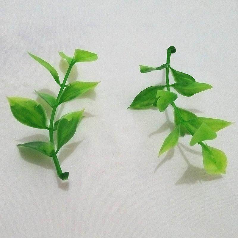 仿真水草花枝干插件草皮草坪假草水族装饰品鱼缸造景用品