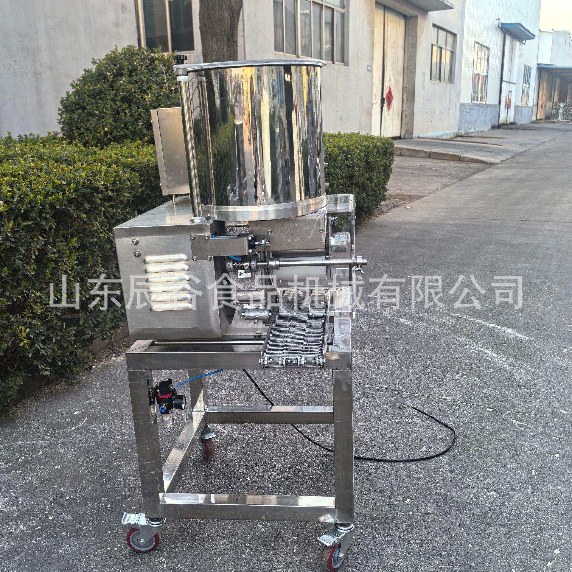 厂家直销多功能肉饼成型设备 全自动压汉堡机成型设备