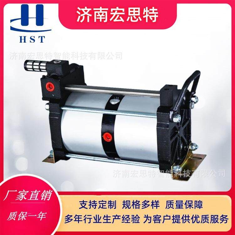 空气增压泵通过活塞能够将工作系统的空气压力提高到2-5倍