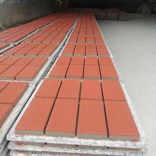 透水砖停车场防滑路面砖混凝土水泥砖面陶土砖路面面包砖庭院地砖