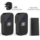 器电简约家用门铃自发厂家直销呼叫温度带二老一拖人无线时尚