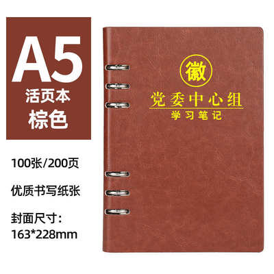 中心组本子活页会议记录202416k党委笔记本学习党员新版理论学习