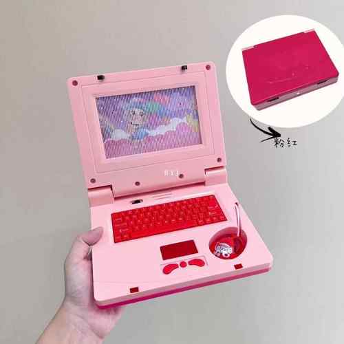 正品外贸 儿仿童真英文笔记本电脑具婴儿声光音乐益智早玩教1-3岁