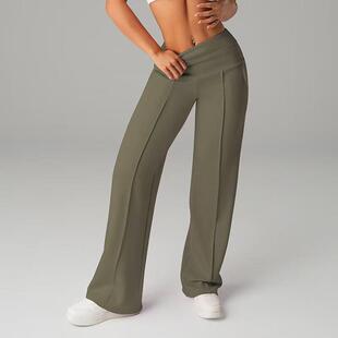 Straight Leg Dress Pants for Women Ponte Yoga Pants with