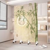 屏风隔断客厅入户门折叠移动遮挡家用卧室简易挡风屏轻奢简约折屏