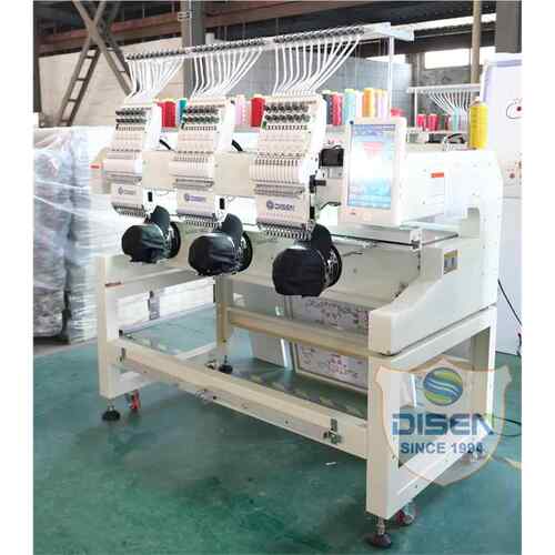 新款DS-J1203三头i全自绣动电脑花机 成衣绣帽绣绣刺机 Embrodery