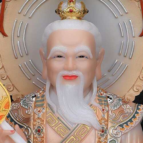 三清像仿汉白玉太上老君像元始天尊灵宝天尊三清祖师神像摆件像体