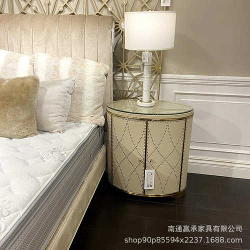 塞纳之光art欧式家具雪橇床美式轻奢布艺双人床1.8米别墅卧室婚床