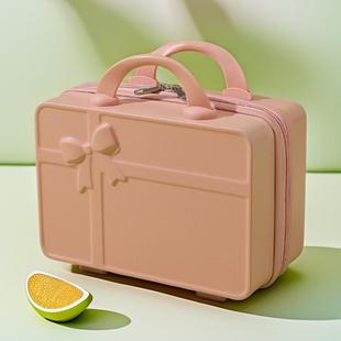 化妆箱女14寸手提行李箱包伴手礼小型轻便可挂旅行箱迷你收纳箱子