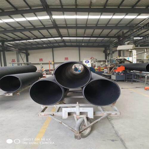 双壁波纹管排水管排污管300 400 500 埋地钢带螺旋管hdpe管