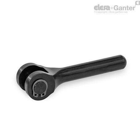 Elesa Ganter伊莉莎冈特 GN 9027 螺旋凸轮式夹紧杆 带不带接触板