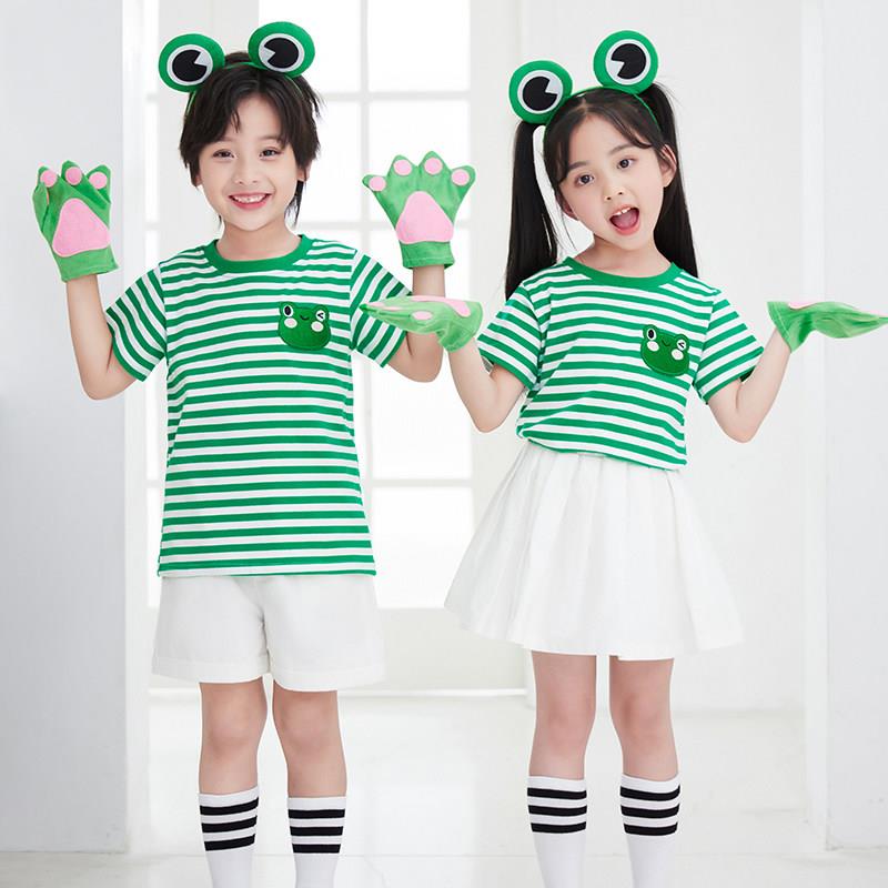 六一儿童节表演服幼儿园小青蛙呱呱呱舞蹈服小跳蛙蓬蓬裙演出服装