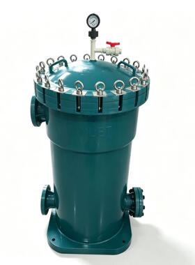 ZY‑M4‑PPR100 塑胶多袋过滤器 吊环快开结构 电镀液海水防