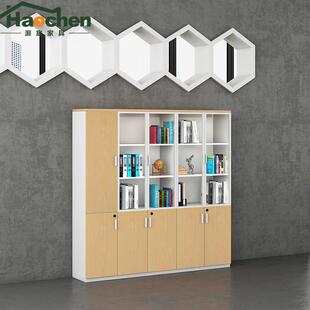 厂家直销靠墙木质资料柜简约板式 更衣柜办公室档案打印机柜文件柜