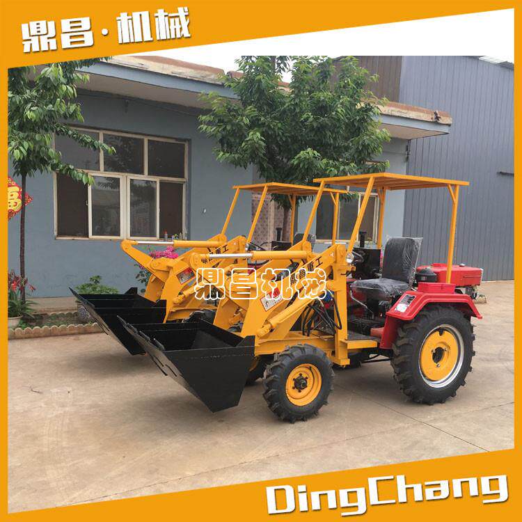 工程型载机建筑农用四驱小铲车小电启动养殖装场用工地ZL-06铲木