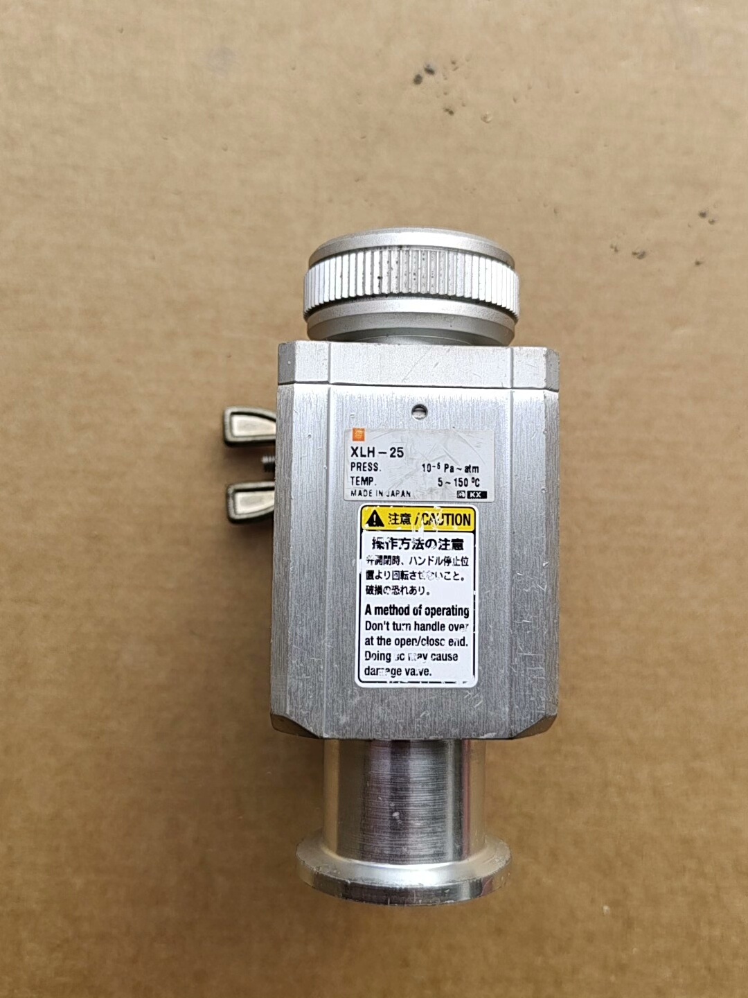 二手拆机SMC手动高真空L型阀