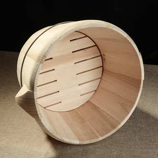 桶饭木桶大容量食堂饭桶木蒸饭甄大手提糯米酿酒蒸饭小号杉木饭店