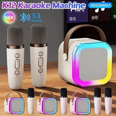 Bluetooth K12 Karaoke Machine Portable 5.3 PA Speaker System
