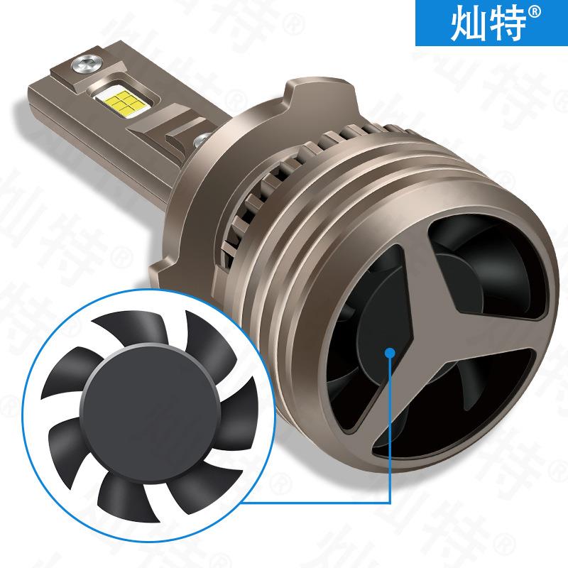 大功汽车率ed大灯灯泡改装灯l光升级LEK12D远近光灯超泡亮强光