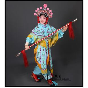 正品越京兵剧戏曲剧演出戏服装 刀马旦武旦女女将女兵衣 戏服