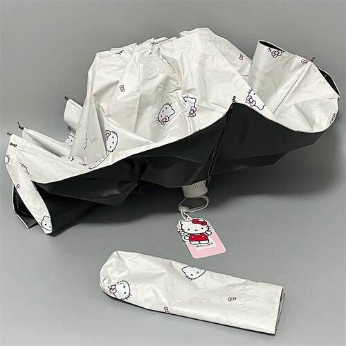 采购产品Hello Kitty太阳伞，乙烯基遮阳伞，雨或阳光，妇女的防