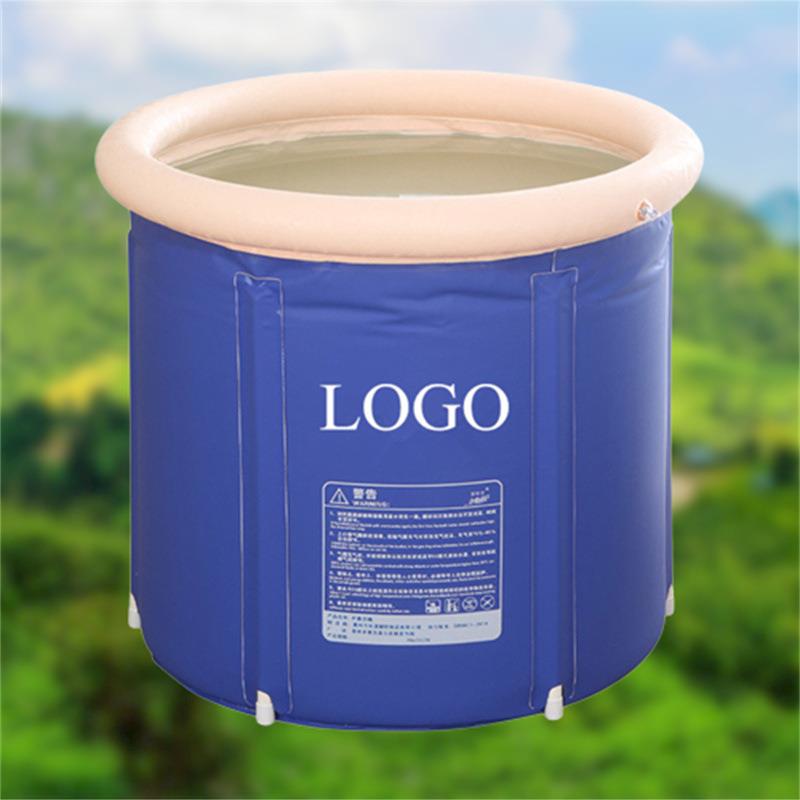 充气冰浴桶可折叠洗澡桶家用沐浴桶全身浴缸浴盆大号泡澡充气浴缸