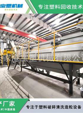 聚丙烯饭盒回收生产线 可降解餐具破碎化设备 塑料碗清洗处理机器