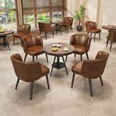 咖厅啡清厅西ULL餐桌椅组合休闲奶茶甜品店茶楼乐音餐吧吧小酒馆